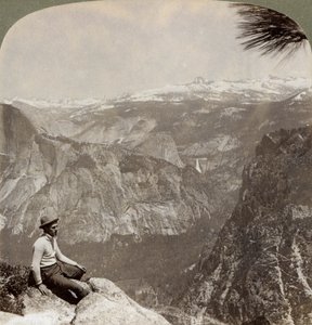 Dolina Yosemite, Kalifornia, USA, 1902 r. autorstwa Underwood and Underwood