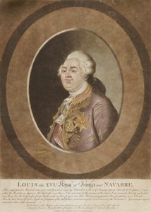 Ludwik XVI, król Francji i Nawarry autorstwa Unidentified