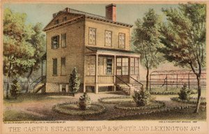Carter Estate między 35. i 36. ulicą a Lexington Avenue autorstwa Unidentified