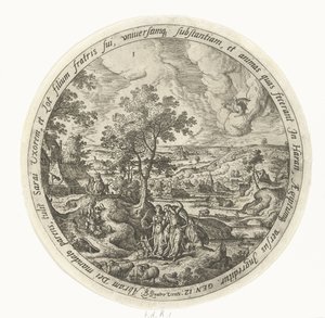 Abraham w drodze do Kanaanu Historia życia Abrahama (tytuł serii) autorstwa Unknown