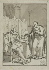 Audiencja kardynała u Henryka IV autorstwa Unknown