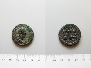 Moneta Waleriana, Cesarza Rzymu; Gallienus, cesarz Rzymu z Anazarbus autorstwa Unknown