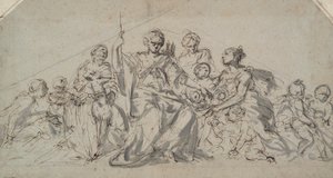 Diana z Nimfami i Putti autorstwa Unknown