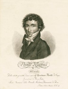 Niccolo Paganini - portret autorstwa Unknown