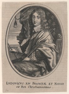 Portret Ludwika XIV, króla Francji i Nawarry autorstwa Unknown