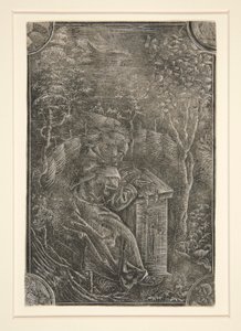 Franciszkanin Pelbartus z Temesvaru w ogrodzie autorstwa Unknown