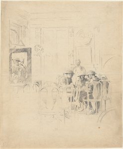 Bez tytułu (żołnierze w kawiarni) autorstwa Unknown