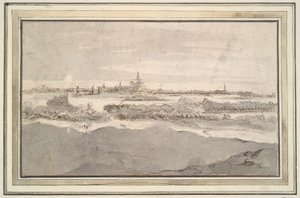 Widok na Haarlem od północnego zachodu autorstwa Unknown