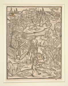 Drzeworyt z Wergiliusza strasburskiego, 1502 autorstwa Unknown