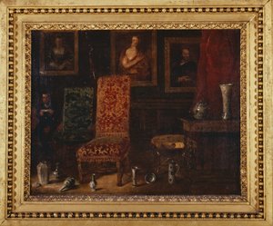 Wnętrze XIX-wieczne autorstwa Unknown artist