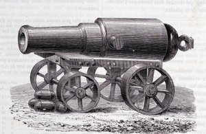 Karabin Blakely - The Blakely Canon na London Expo (1862) autorstwa Unknown artist