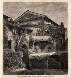 Kloaka za kaplicą San Crispino autorstwa Unknown artist