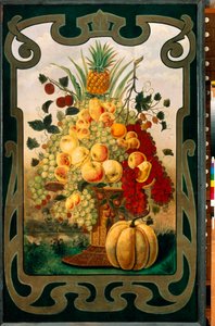 Szyld sklepu z owocami, początek XX wieku (obraz) autorstwa Unknown Artist