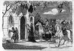 Ślub w Bretanii w XIV wieku. autorstwa Unknown artist