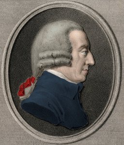 Adam Smith 1723-1790 - rycina - XIX wiek autorstwa Unknown artist