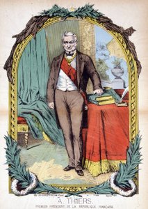 Adolphe Thiers (1797-1877), francuski polityk, dziennikarz i historyk. autorstwa Unknown artist