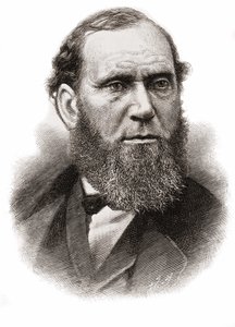 Allan Pinkerton (1819-1884), amerykański detektyw szkockiego pochodzenia. autorstwa Unknown artist