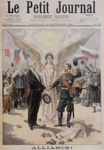 Sojusz (między Francją a Rosją) - Couv. „”The Petity Journal””” z 12 września autorstwa Unknown artist
