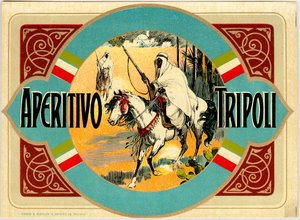 Reklama alkoholu Aperitivo Tripoli, koniec XIX wieku autorstwa Unknown artist