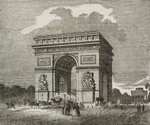 Łuk Triumfalny, Paryż, Francja autorstwa Unknown artist