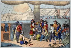 Sierpień 1682: bombardowanie Algieru przez Duquesne. (Abraham, markiz Duquesne autorstwa Unknown artist