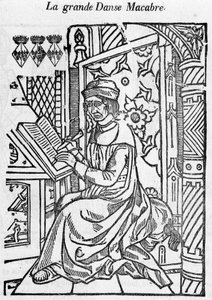 Autor wielkiego makabrycznego pisarstwa tanecznego. autorstwa Unknown artist