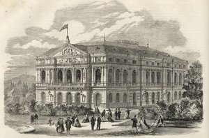 Baden Baden (Baden-Baden), Niemcy - Teatr Baden - 1867 autorstwa Unknown artist