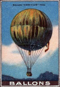 Balonowy "aeroklub" ("aero club") autorstwa Unknown Artist