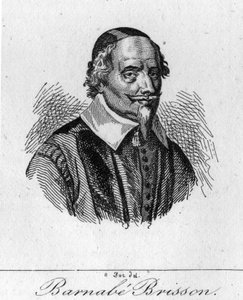 Barnabé Brisson, francuski sędzia 1530-1591 autorstwa Unknown artist
