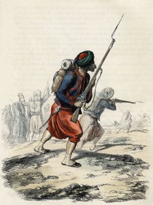 Batalion Żuawów Armii Francuskiej, złożony z tubylców, sformowany przez generała Clausela w 1830 r. na wyprawę Atlasa do Algierii, W „”L