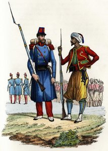 Batalion Legii Cudzoziemskiej sformowany i wysłany do Algierii w 1831 r.; batalion autochtonicznych jeźdźców, sformowany i wysłany do Algierii w 1841 r. W „”Storia d