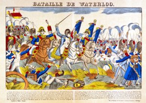 Bitwa pod Waterloo (1815). autorstwa Unknown artist