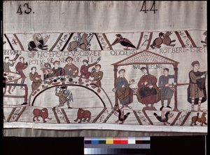 Gobelin z Bayeux, znany jako Haft królowej Matyldy autorstwa Unknown artist