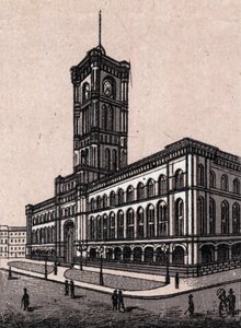 Berlin, Niemcy: widok na ratusz. w „” Świat ilustruje 168 odsłon”” Niedatowany (koniec XIX wieku) autorstwa Unknown artist