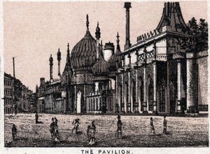 Brighton, Anglia: widok na pawilon. w „” Świat ilustruje 168 odsłon”” Niedatowany (koniec XIX wieku) autorstwa Unknown artist