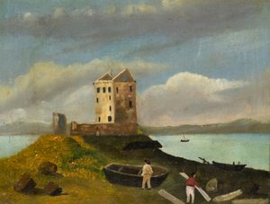 Zamek w Broughy autorstwa Unknown artist