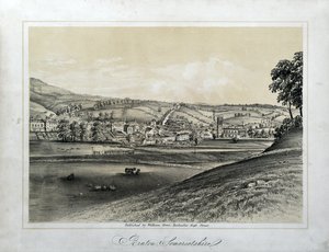 Brutona w Somersetshire autorstwa Unknown artist