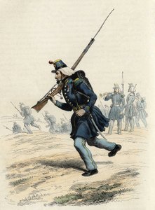 Karabinki orleańskich myśliwych armii francuskiej, stworzone w 1840 r. i wysłane do Algierii w 1841 r., W „”L
