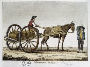 Wózek i wodniak w Hiszpanii - XIX wiek autorstwa Unknown artist