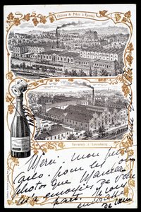 Chateau de Beijing w Epernay i oddział w Luksemburgu firmy Champagne "Mercier", początek XX wieku autorstwa Unknown Artist