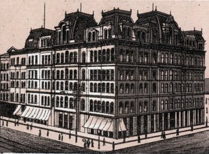 Chicago, USA: widok na Field, Leiter & Co. (Field, Leiter & Co. Department Store). w „” Świat ilustruje 168 odsłon”” Brak daty (koniec XIX wieku) autorstwa Unknown artist