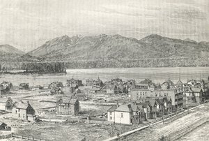 Miasto Vancouver, rycina, Kanada autorstwa Unknown artist