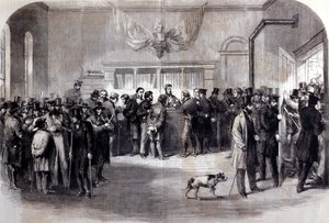 Wojna secesyjna (1861 - 1865), Wojna secesyjna. Żebra antypoborowe przed urzędami zwolnień. Nowy Jork. autorstwa Unknown artist