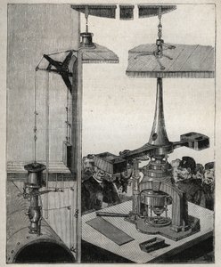 Moneta: Bilans parowy London Mint. Grawer z 1885 roku w „Les arts et metiers illustres” Adolphe BITARD. autorstwa Unknown artist