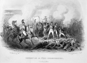 Bitwa pod Fère-Champenoise (25 marca autorstwa Unknown artist