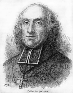 Hrabia Denis de Frayssinous (1765-1841), prałat francuski, biskup Hermopolis, minister spraw kościelnych i oświaty publicznej. Grawerunek z 1844 roku. autorstwa Unknown artist