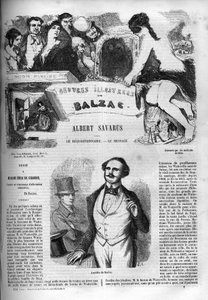 Okładka do powieści „Albert Savarus” autorstwa Unknown artist