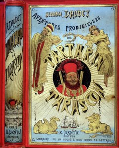 Okładka „” Prodigious Adventures of Tartarin de Tarascon” Daudeta. autorstwa Unknown artist