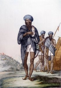 Kultura, cywilizacja i społeczeństwo indyjskie: portret sikhów, religia Indii. autorstwa Unknown artist