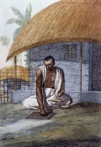 Kultura, cywilizacja i społeczeństwo indyjskie: Portret astrologa, Indie. autorstwa Unknown artist